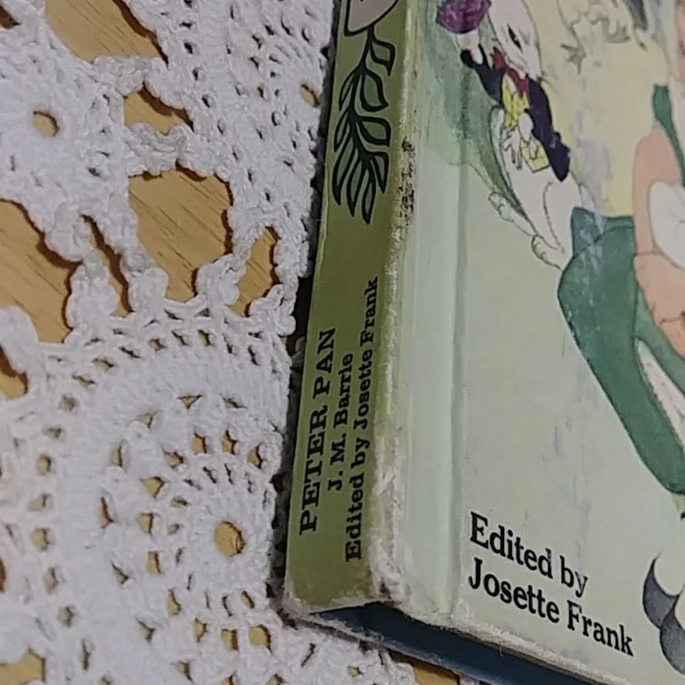 Vintage Peter Pan and Alice in Wonderland book